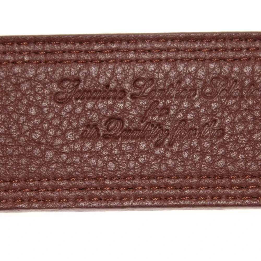 Leyva NWT Classic Belt Size 90 (US 34) in Brown Leather Made in Spain